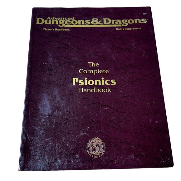 Advanced Dungeons and Dragons The Complete Psionic Handbook By Steve Winter EUC - Picture 1 of 4